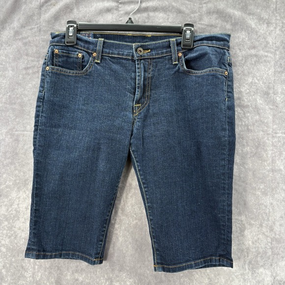 Lucky Brand Pants - Lucky‎ Brand Shorts Womens 12 31 Bermuda Blue Made In Usa